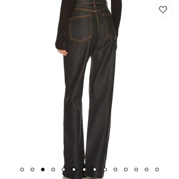 We wore what Womens High Rise Dad Jean in Dani Blue & Black size 28 - Picture 9 of 10